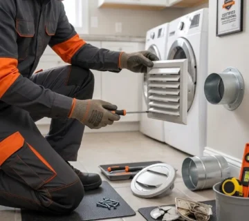Dryer Vent Cover Installation & Replacement
